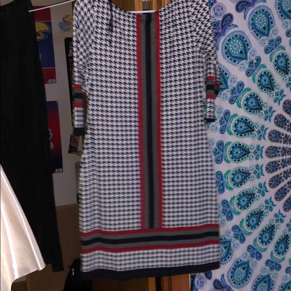 Striped dress long sleeve